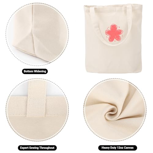 Blank Cotton Canvas Tote Bag Set