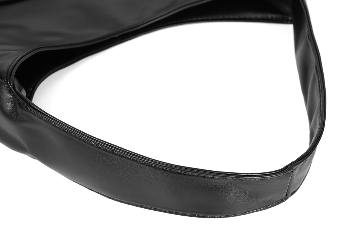 Large Vegan Leather Tote Bag