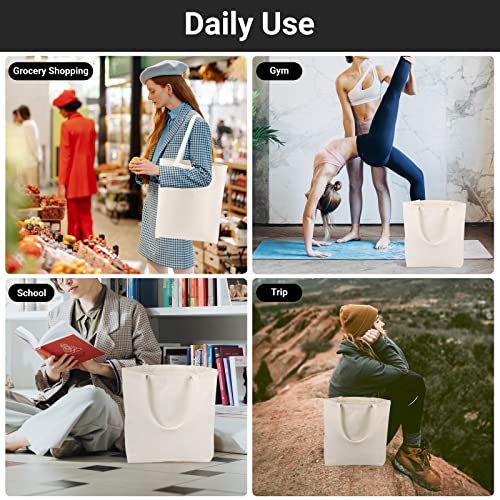 Blank Cotton Canvas Tote Bag Set