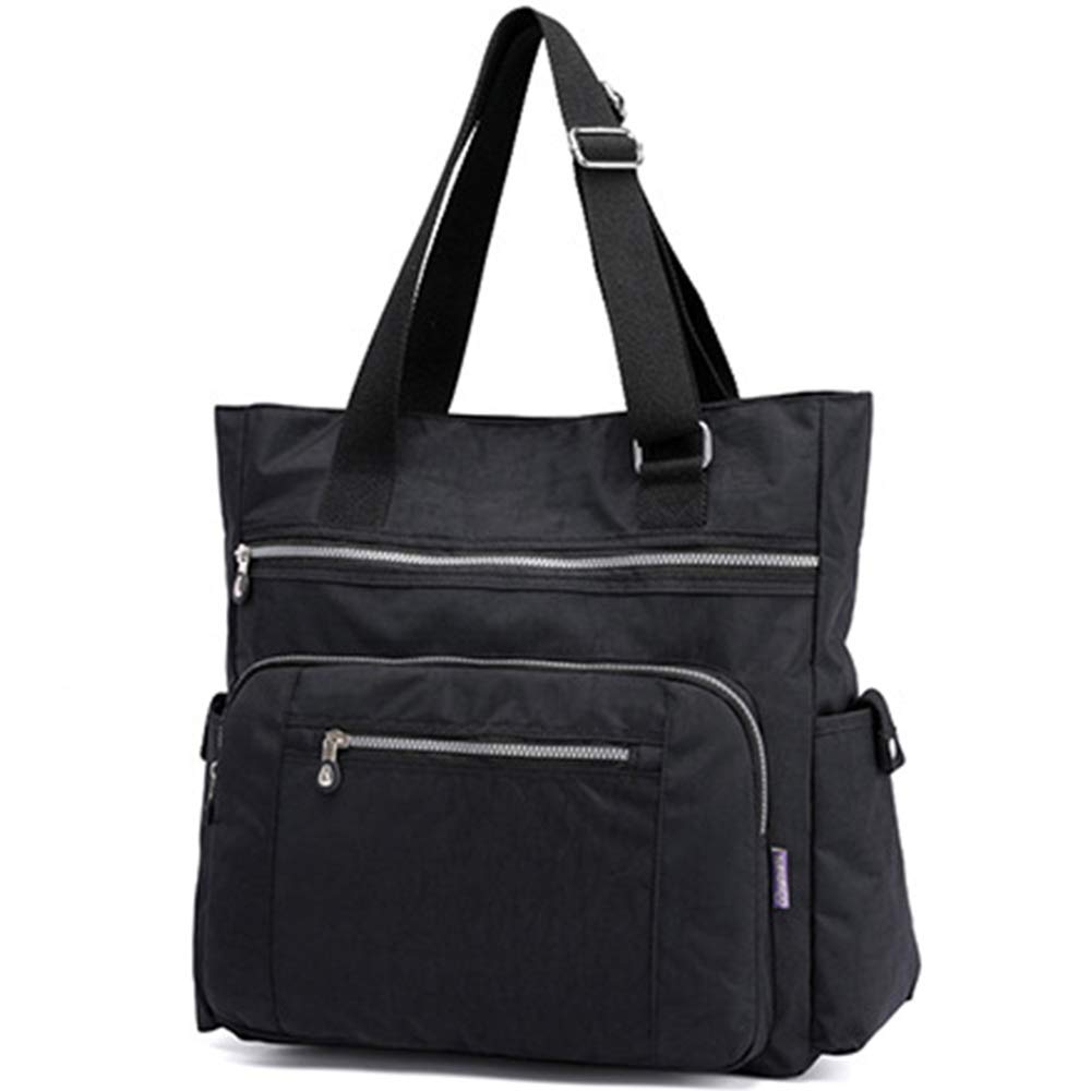 Multi Pocket Nylon Tote Bag