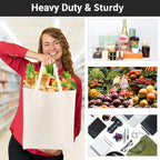 Blank Cotton Canvas Tote Bag Set