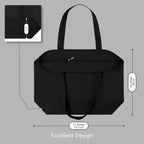 Canvas Tote Bag with Zipper Pocket