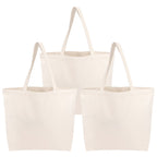 Blank Cotton Canvas Tote Bag Set