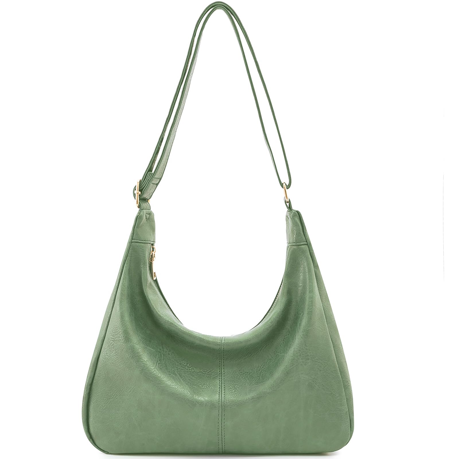 Foldable Vegan Leather Hobo Bag