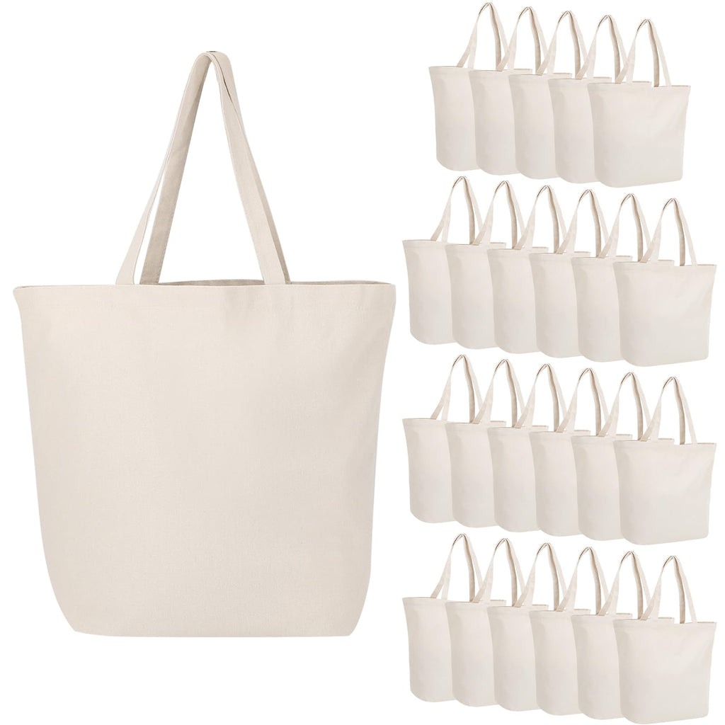 Blank Cotton Canvas Tote Bag Set