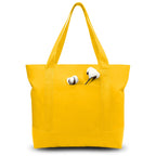 Canvas Tote Bag with Zipper Pocket
