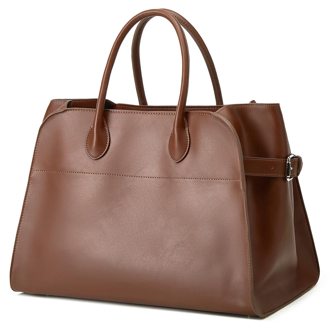 Large Vegan Leather Tote Bag