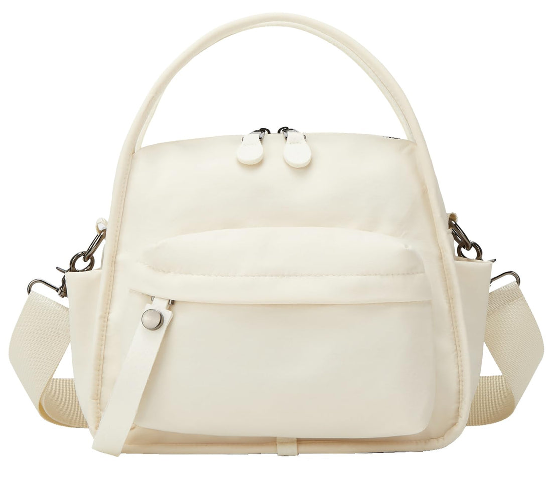Nylon Crossbody Hobo Tote Bag