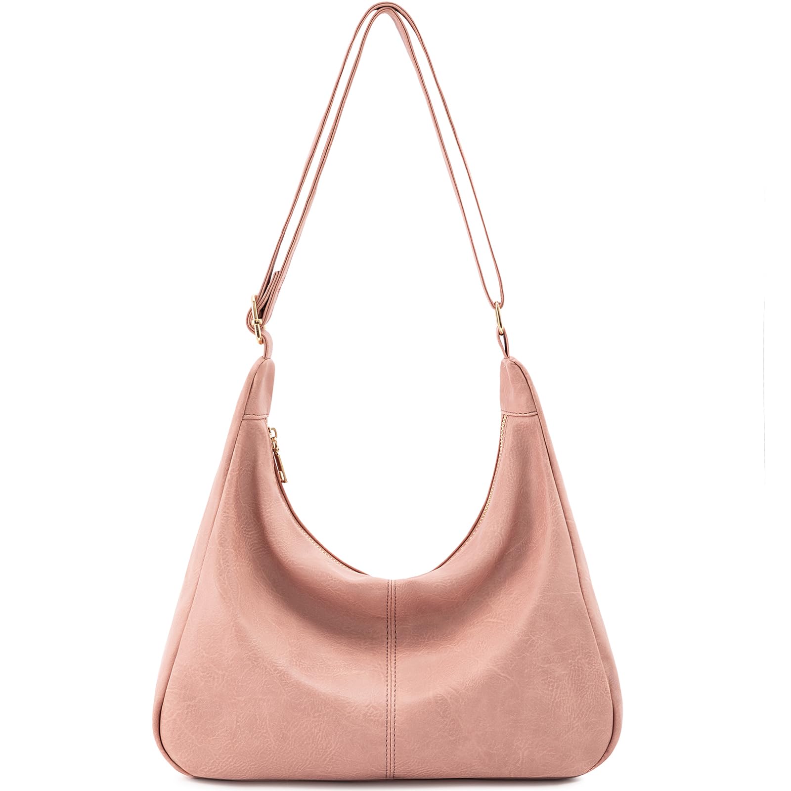 Foldable Vegan Leather Hobo Bag