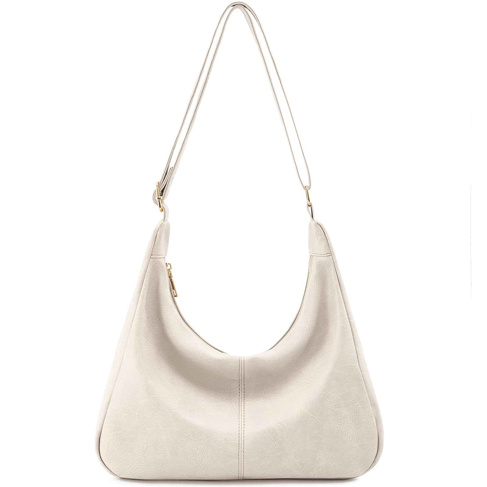 Foldable Vegan Leather Hobo Bag