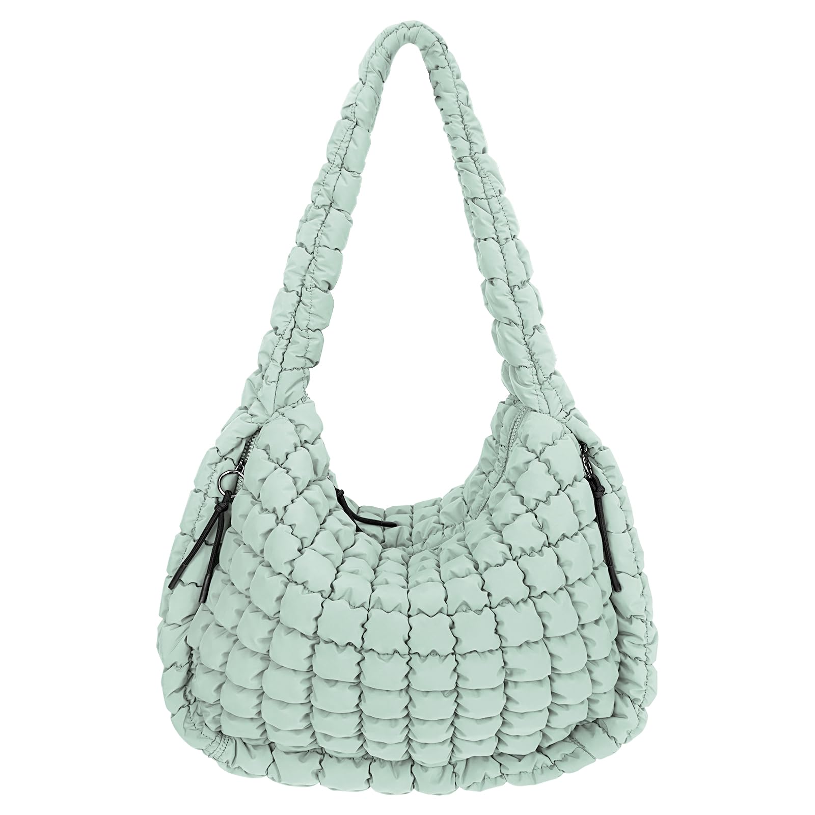 Large Quilted Puffer Tote Bag