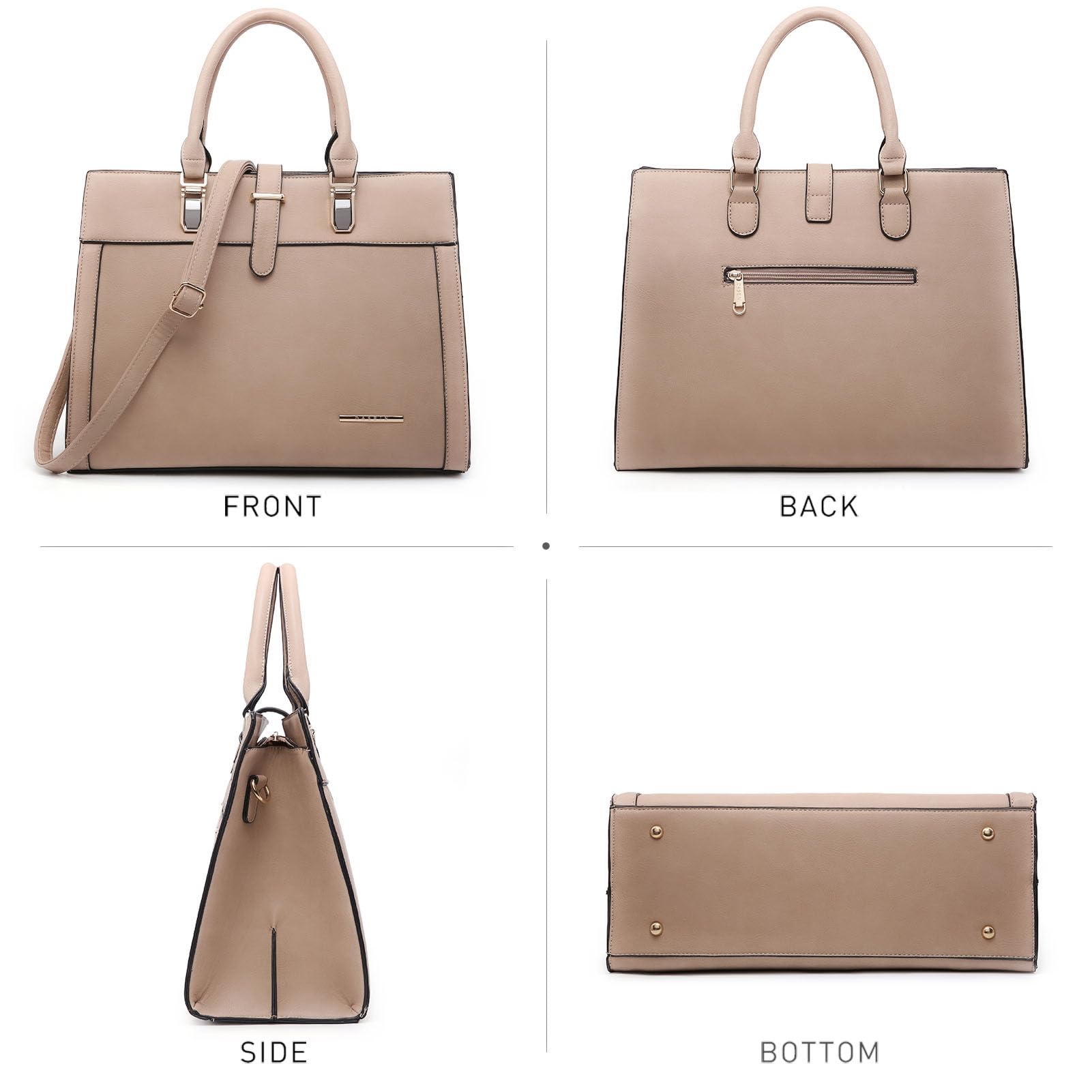 Flap Top Handle Satchel Bag