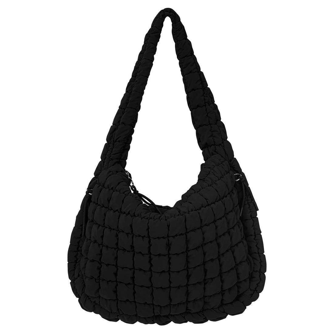 Large Quilted Puffer Tote Bag
