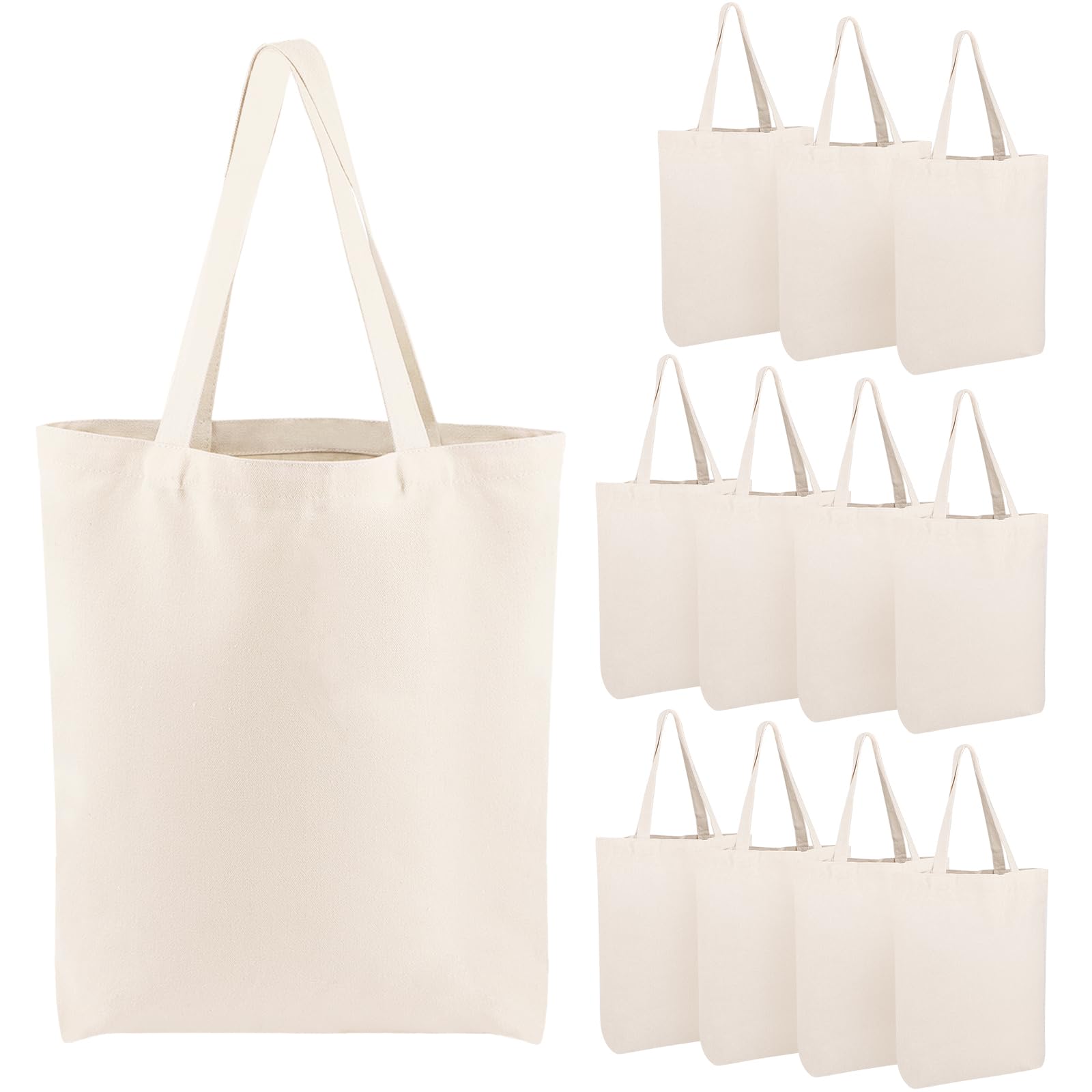 Blank Cotton Canvas Tote Bag Set