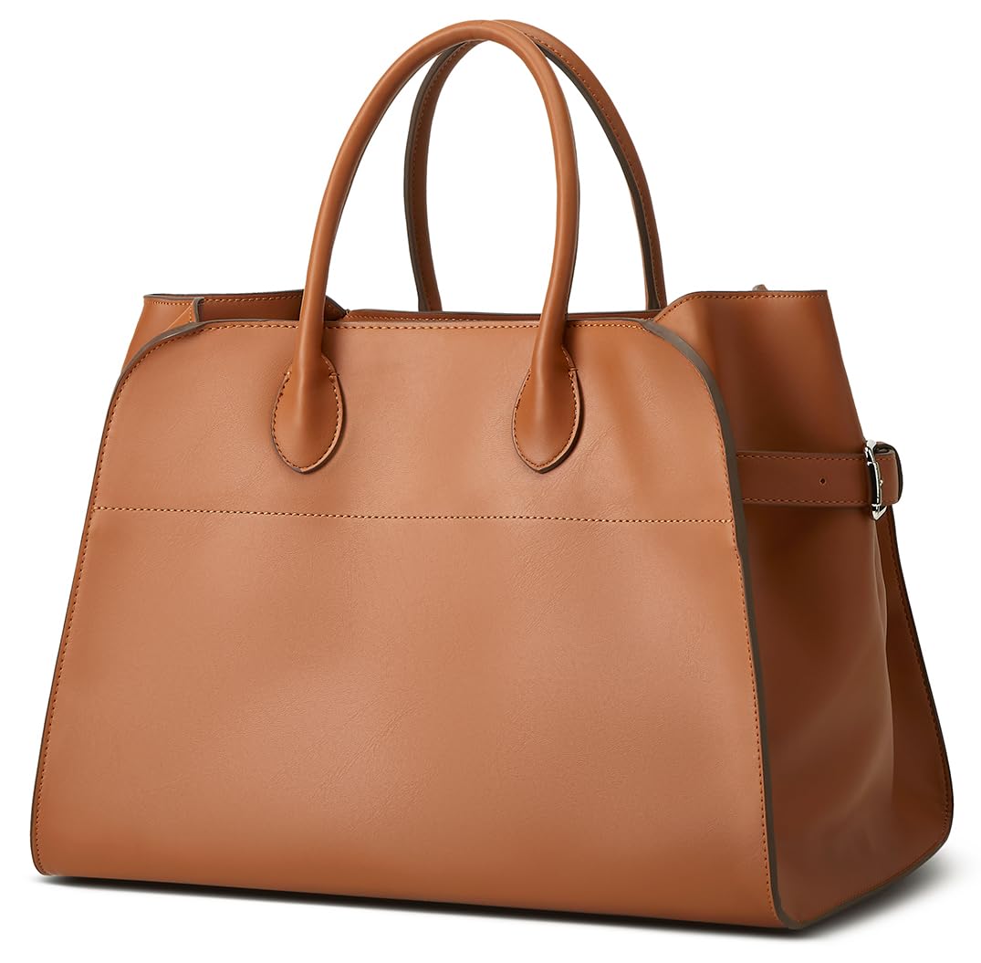 Large Vegan Leather Tote Bag