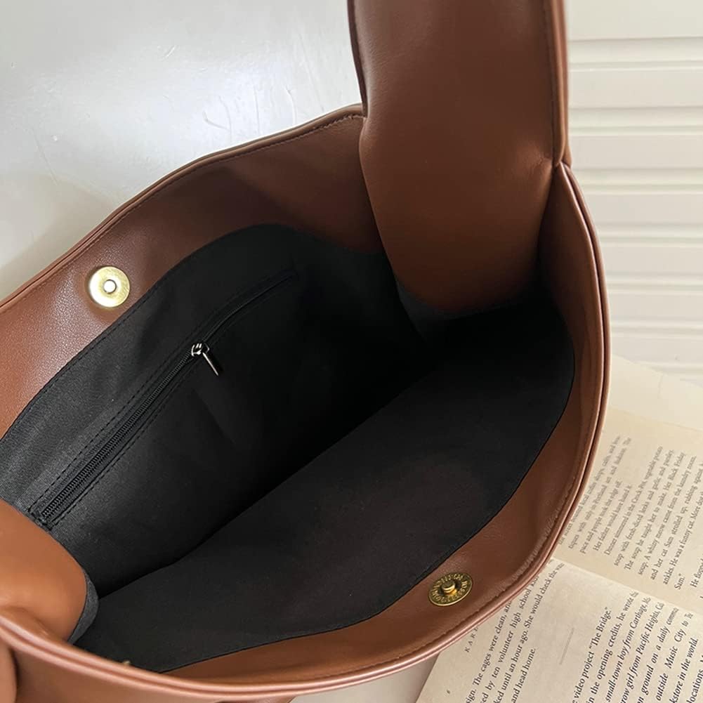 Large Vegan Leather Tote Bag