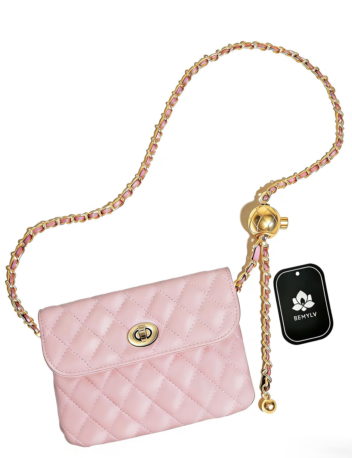 Leather Chain Belt Bag