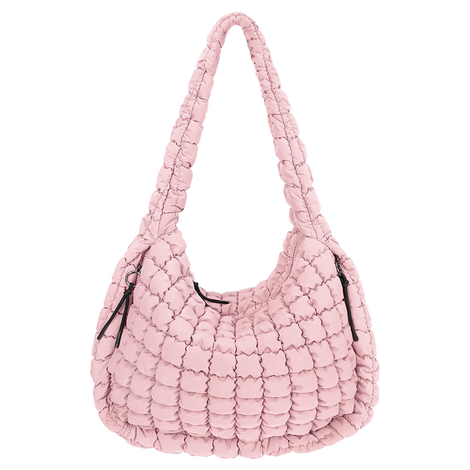 Large Quilted Puffer Tote Bag