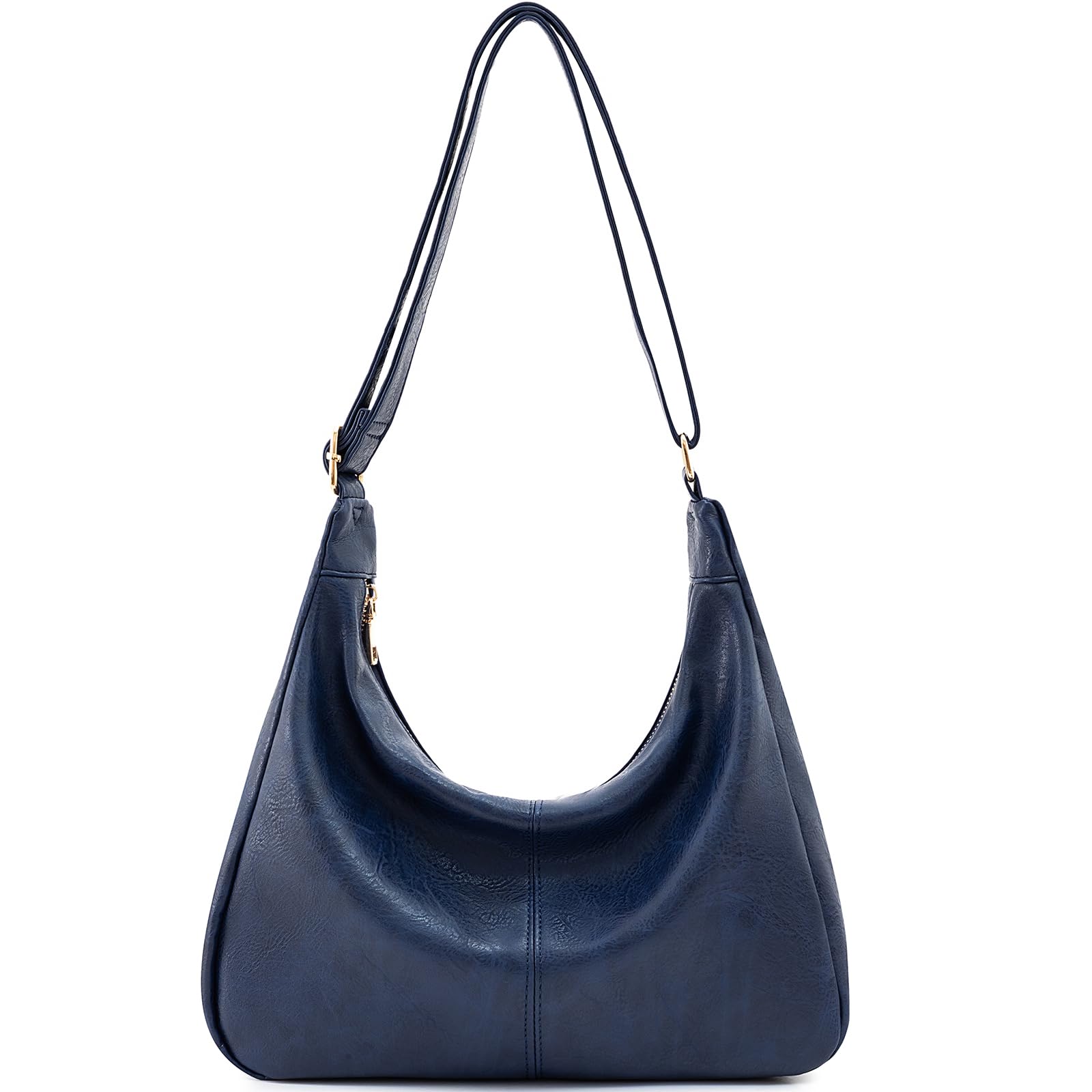 Foldable Vegan Leather Hobo Bag