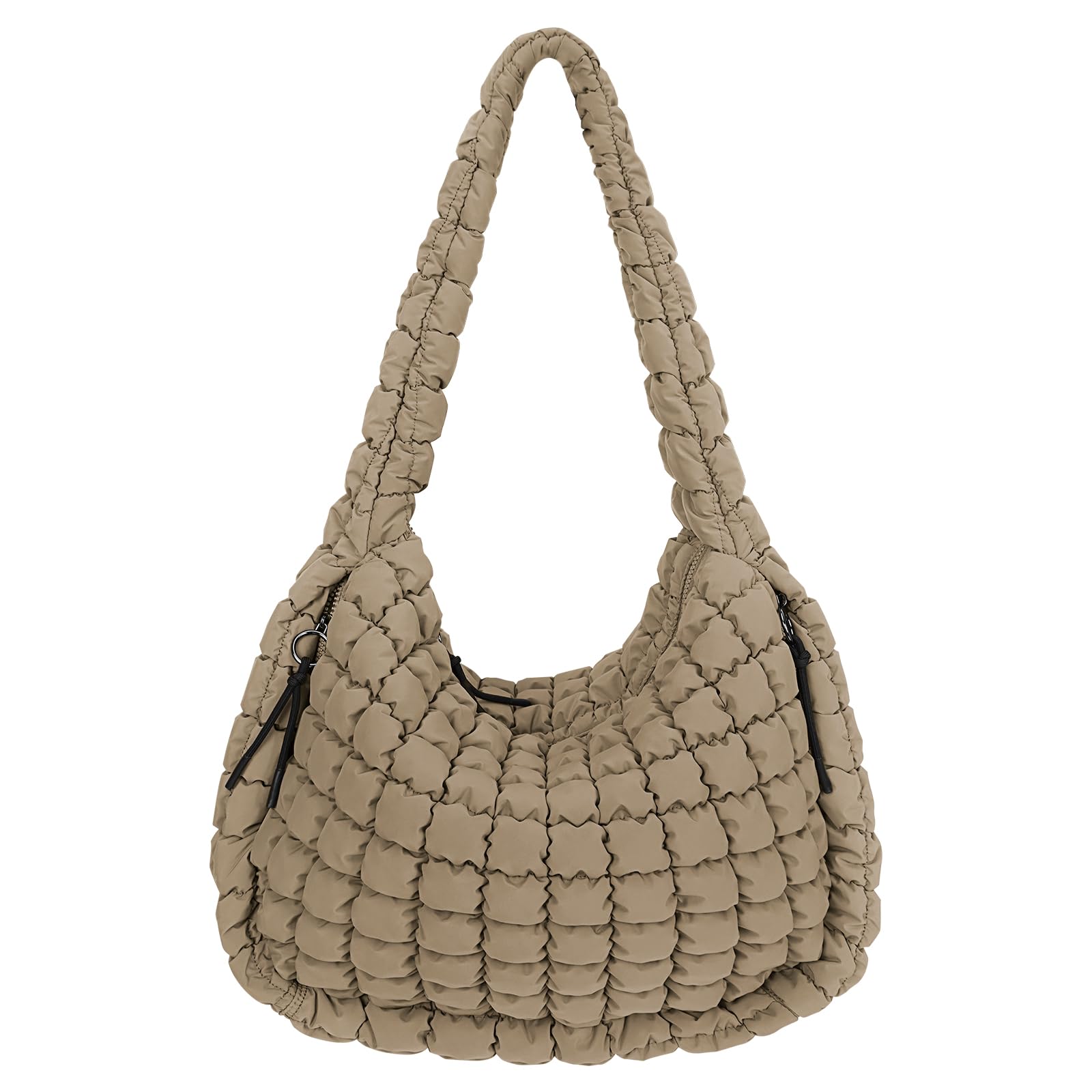 Large Quilted Puffer Tote Bag