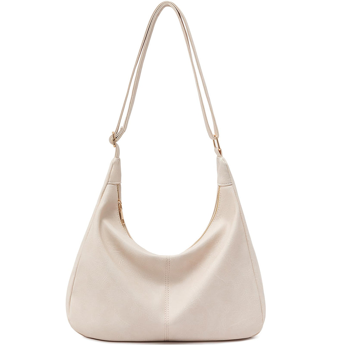 Foldable Vegan Leather Hobo Bag