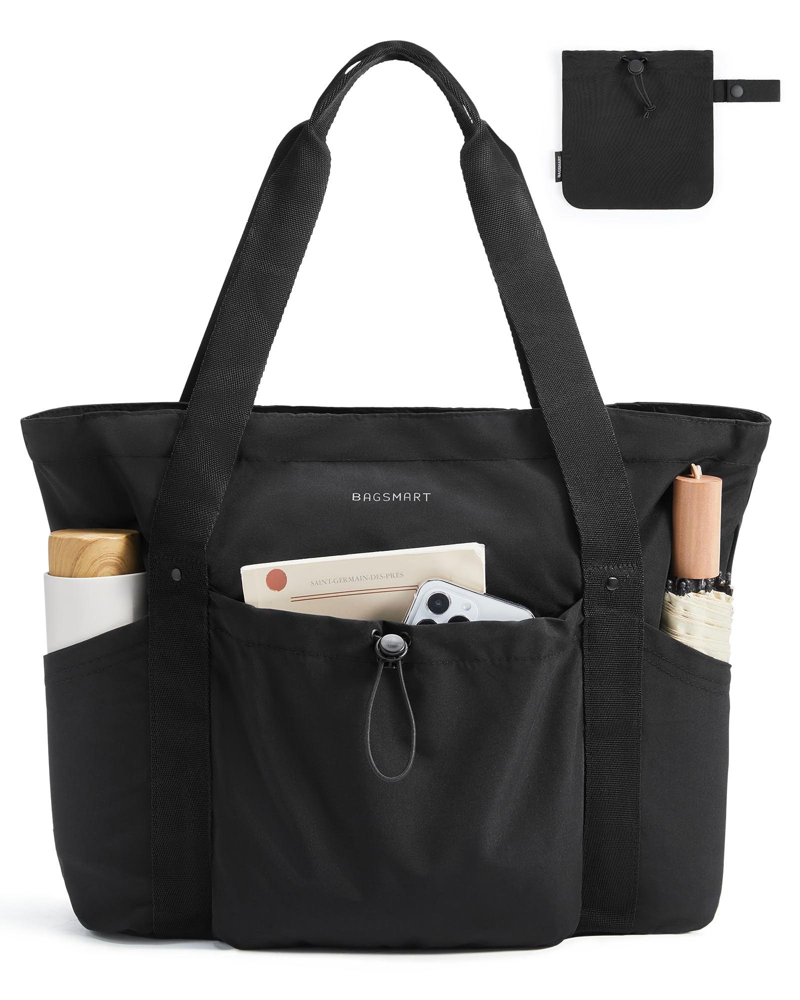 Foldable Drawstring Tote Bag