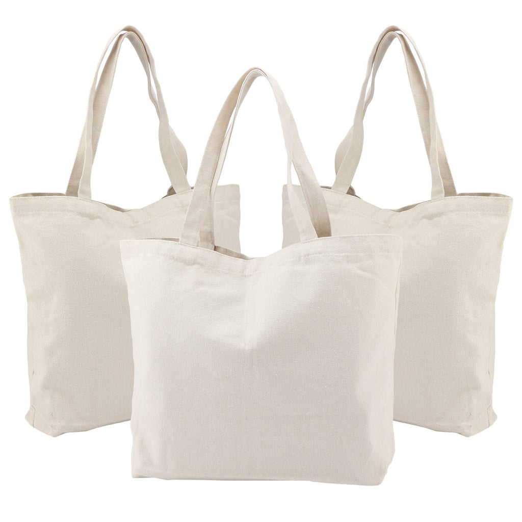 Blank Cotton Canvas Tote Bag Set