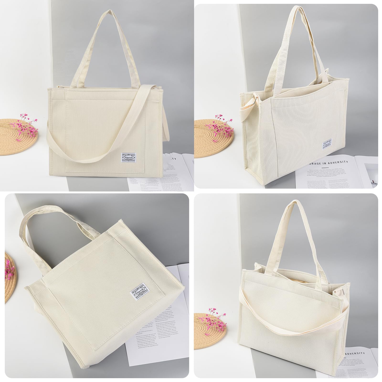 Corduroy Everyday Tote Bag