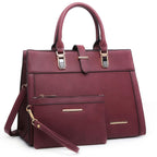 Flap Top Handle Satchel Bag