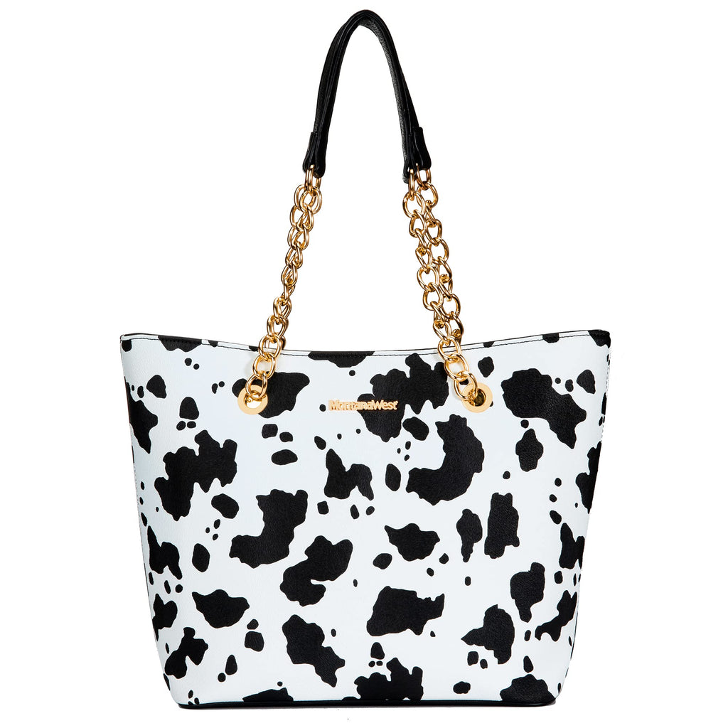 Chain Top Handle Tote Bag