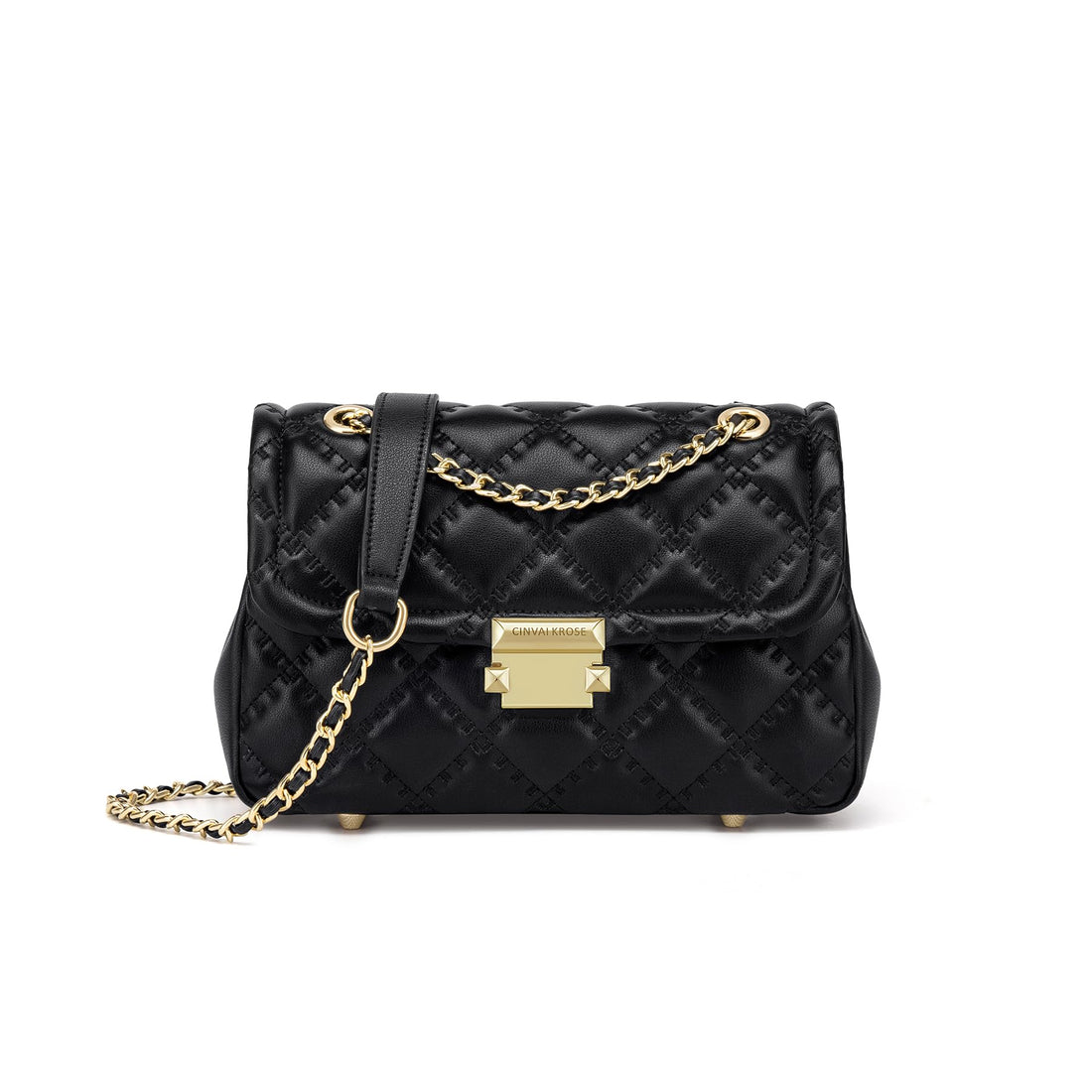 Quilted Chain Crossbody Bag