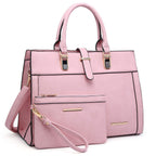 Flap Top Handle Satchel Bag