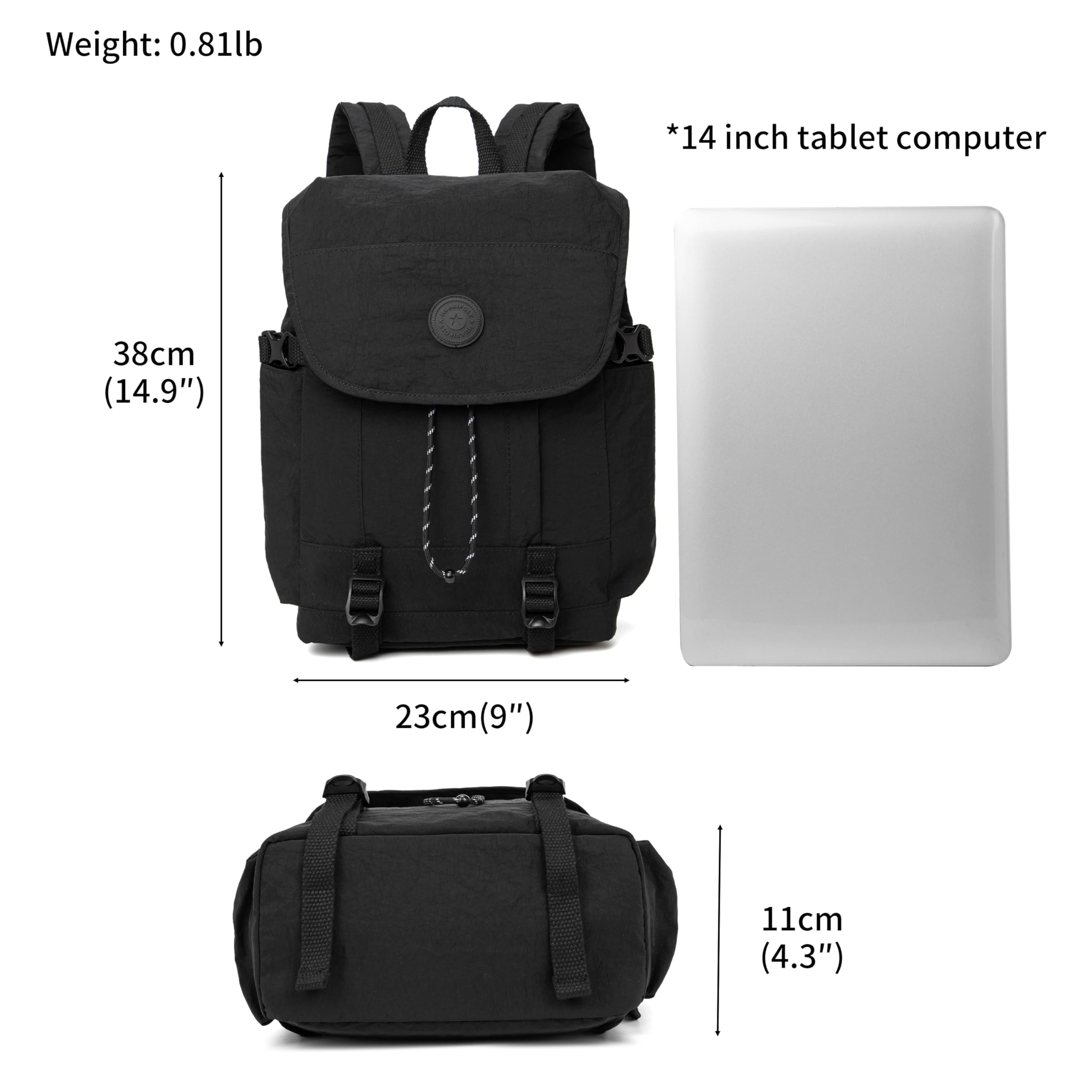 Lightweight Waterproof Drawstring Backpack