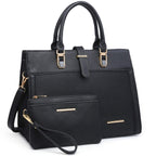 Flap Top Handle Satchel Bag