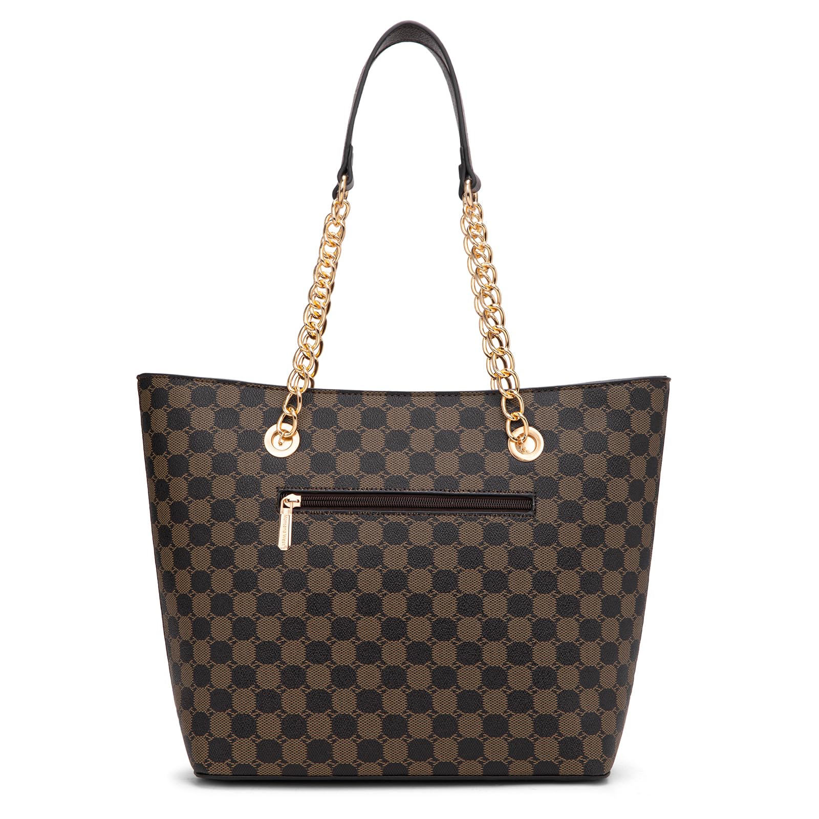 Chain Top Handle Tote Bag