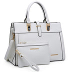 Flap Top Handle Satchel Bag
