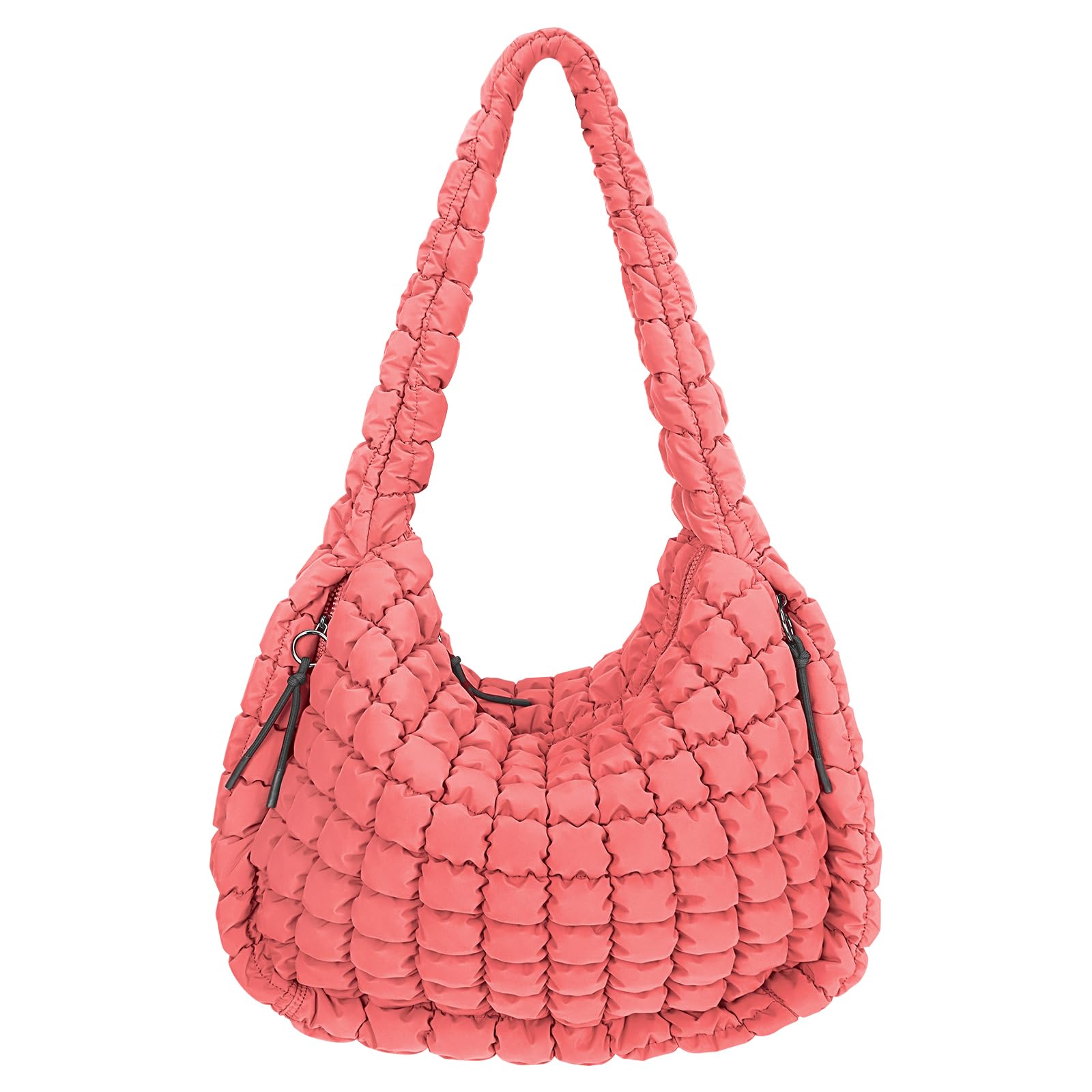 Large Quilted Puffer Tote Bag