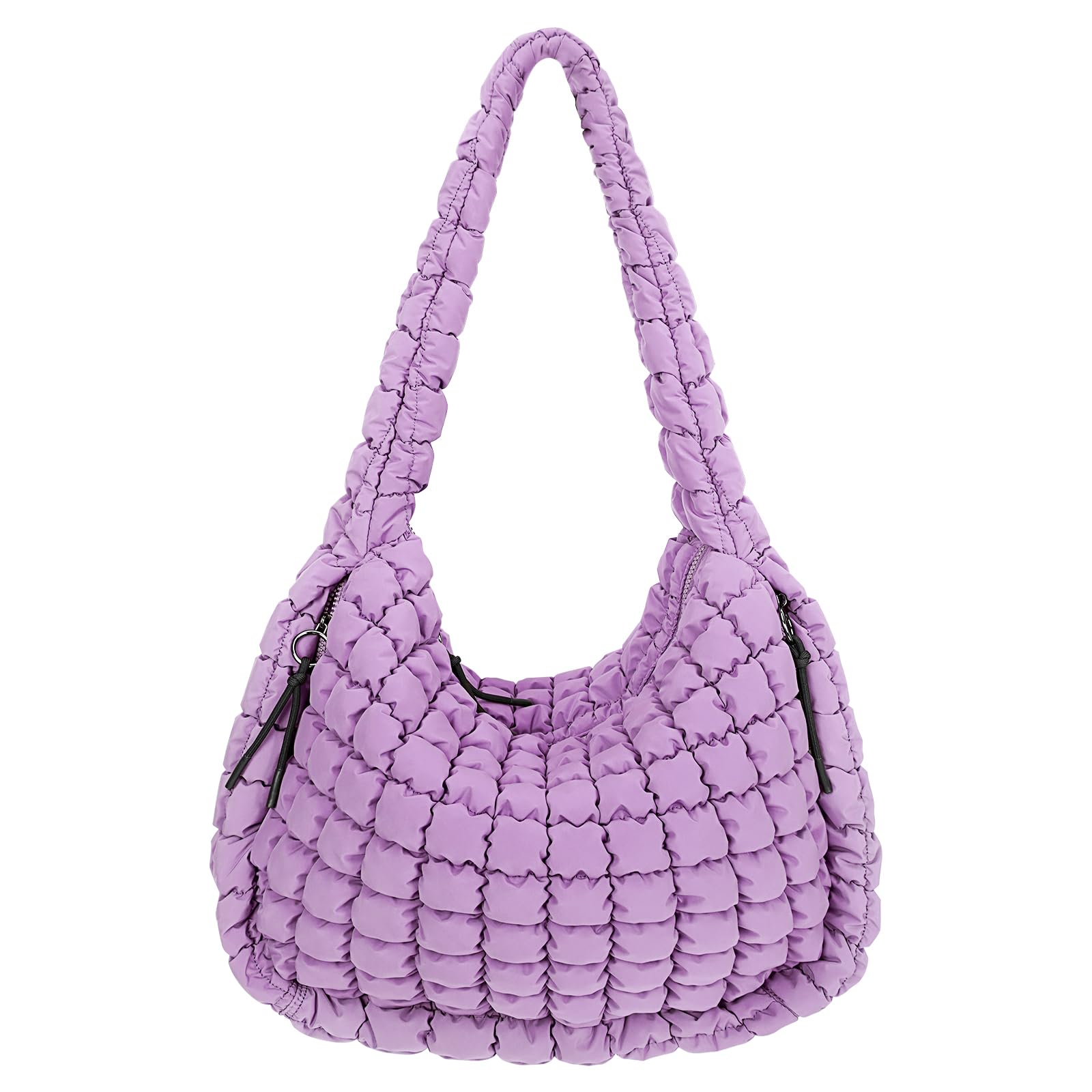 Large Quilted Puffer Tote Bag