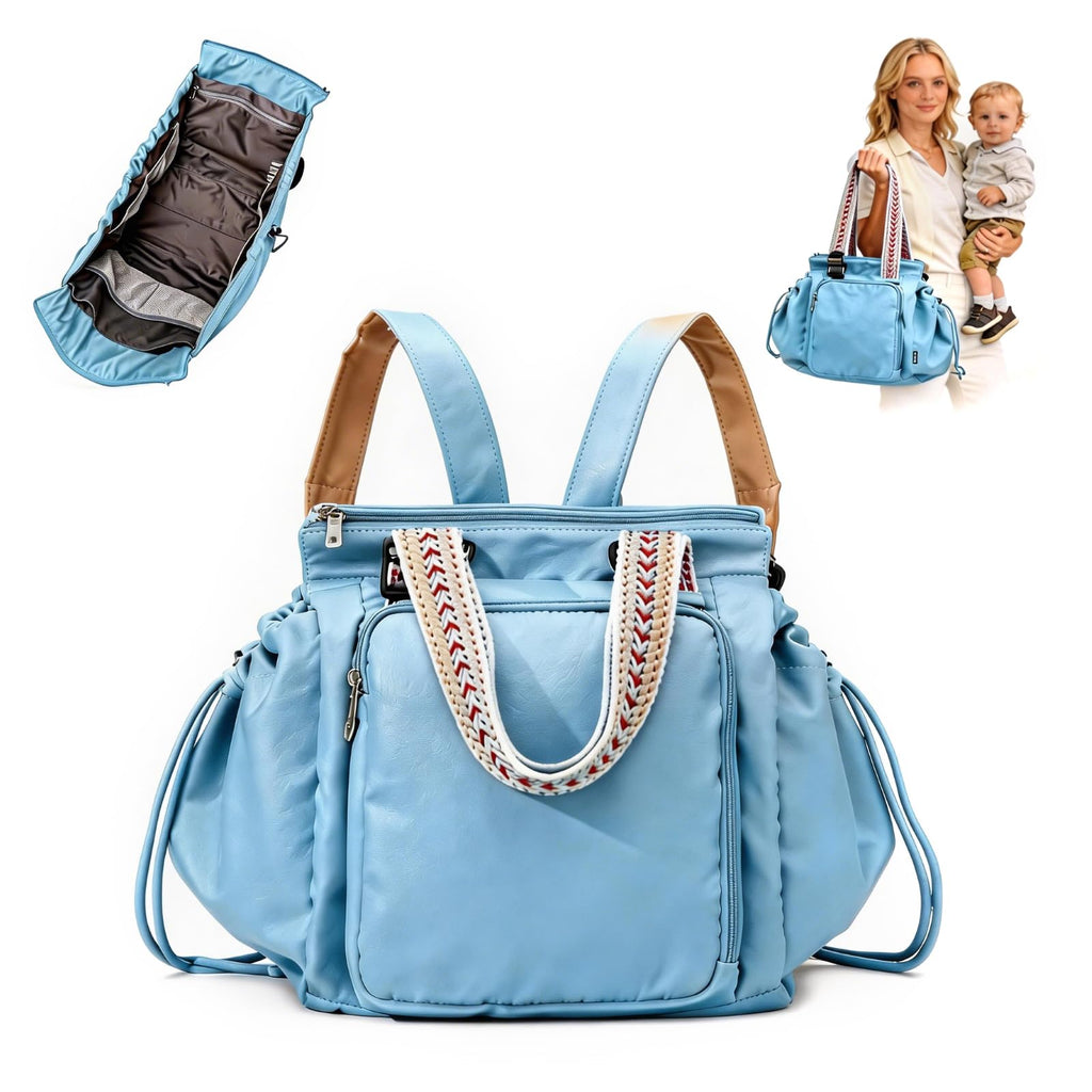 Convertible Diaper Tote Backpack