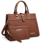 Flap Top Handle Satchel Bag