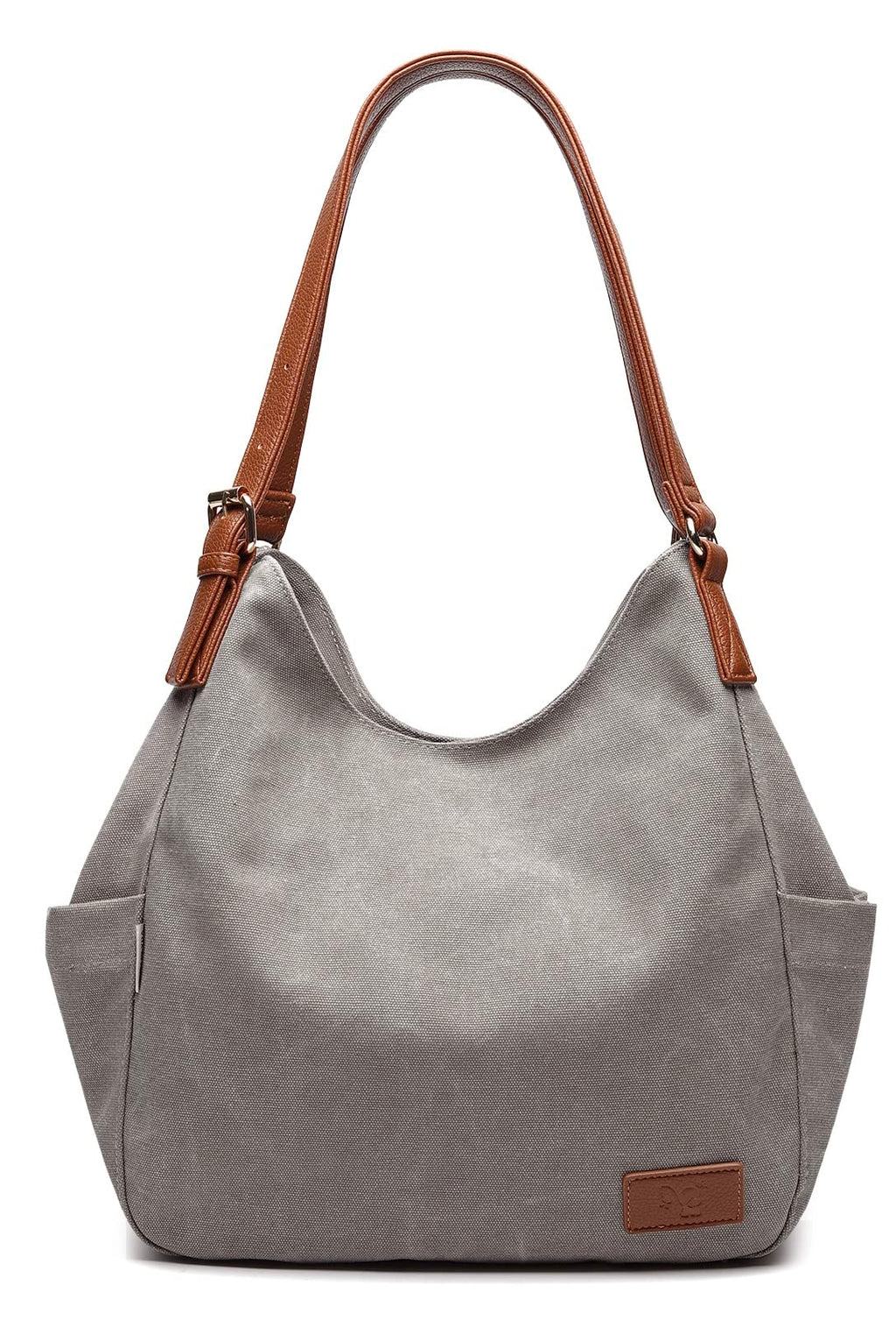 Canvas Embroidered Hobo Tote Bag