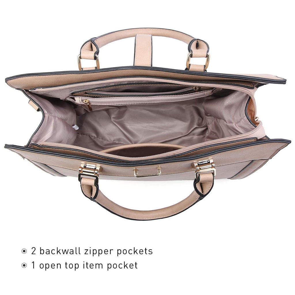 Flap Top Handle Satchel Bag