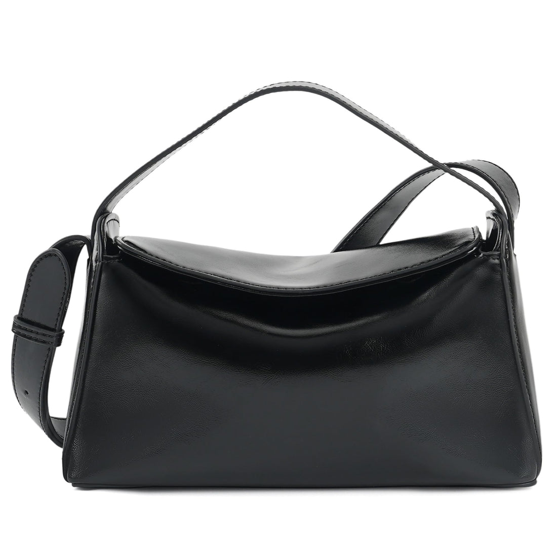 Minimalist Vegan Leather Shoulder Bag
