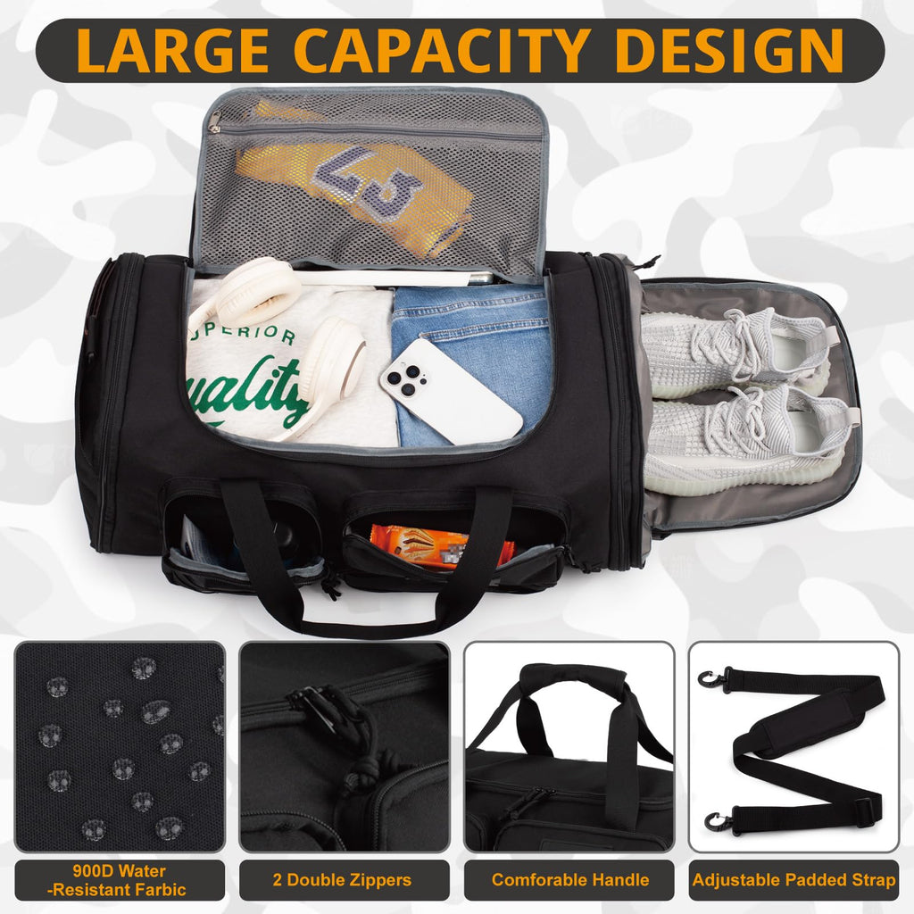 Expandable 3 in 1 Gym Duffle Bag