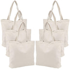 Blank Cotton Canvas Tote Bag Set