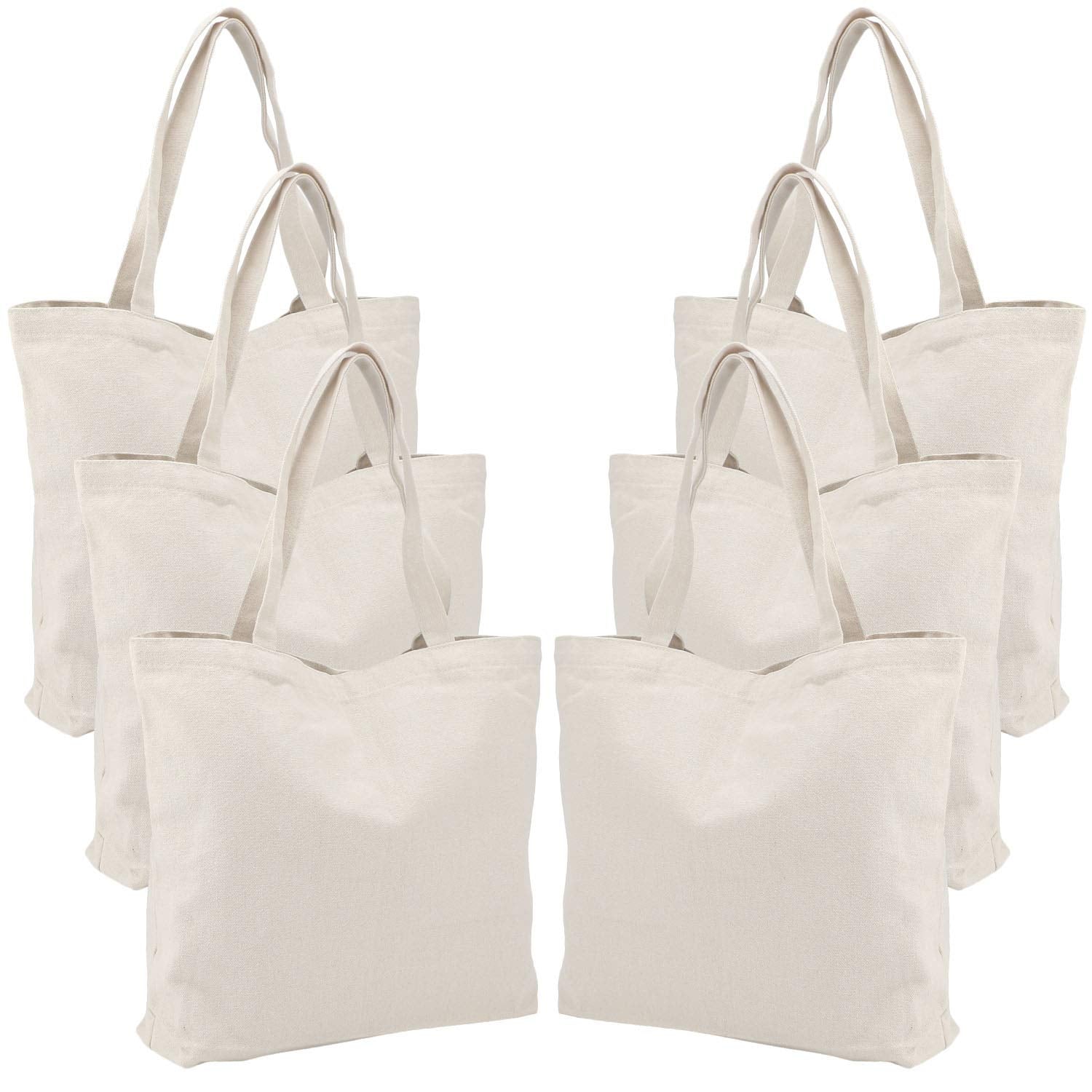 Blank Cotton Canvas Tote Bag Set
