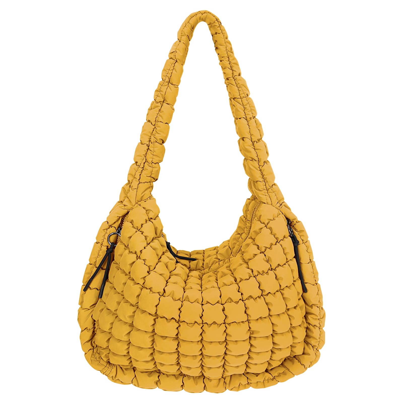Large Quilted Puffer Tote Bag