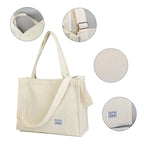 Corduroy Everyday Tote Bag