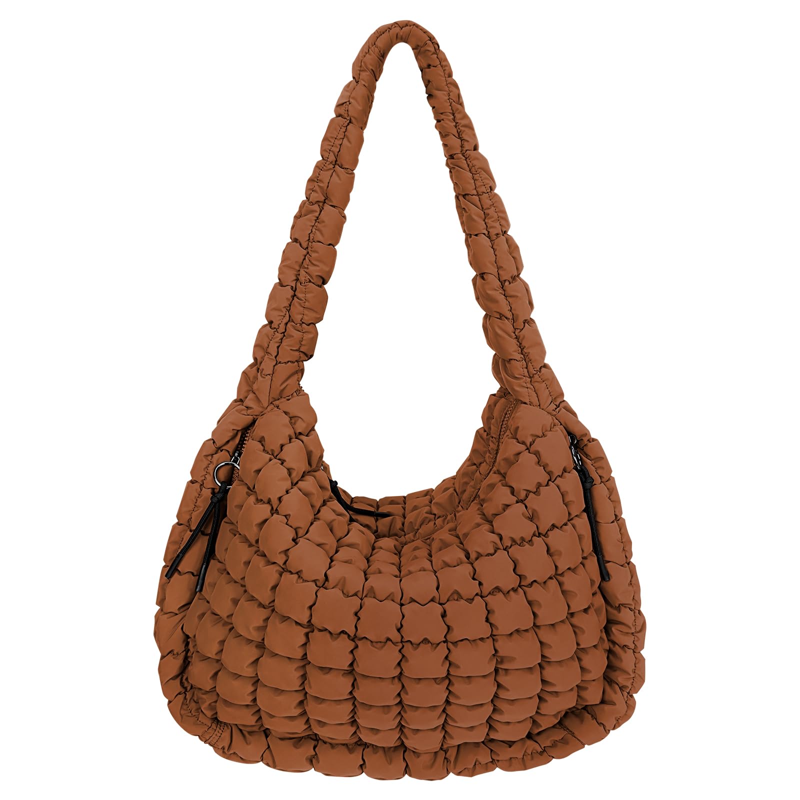 Large Quilted Puffer Tote Bag