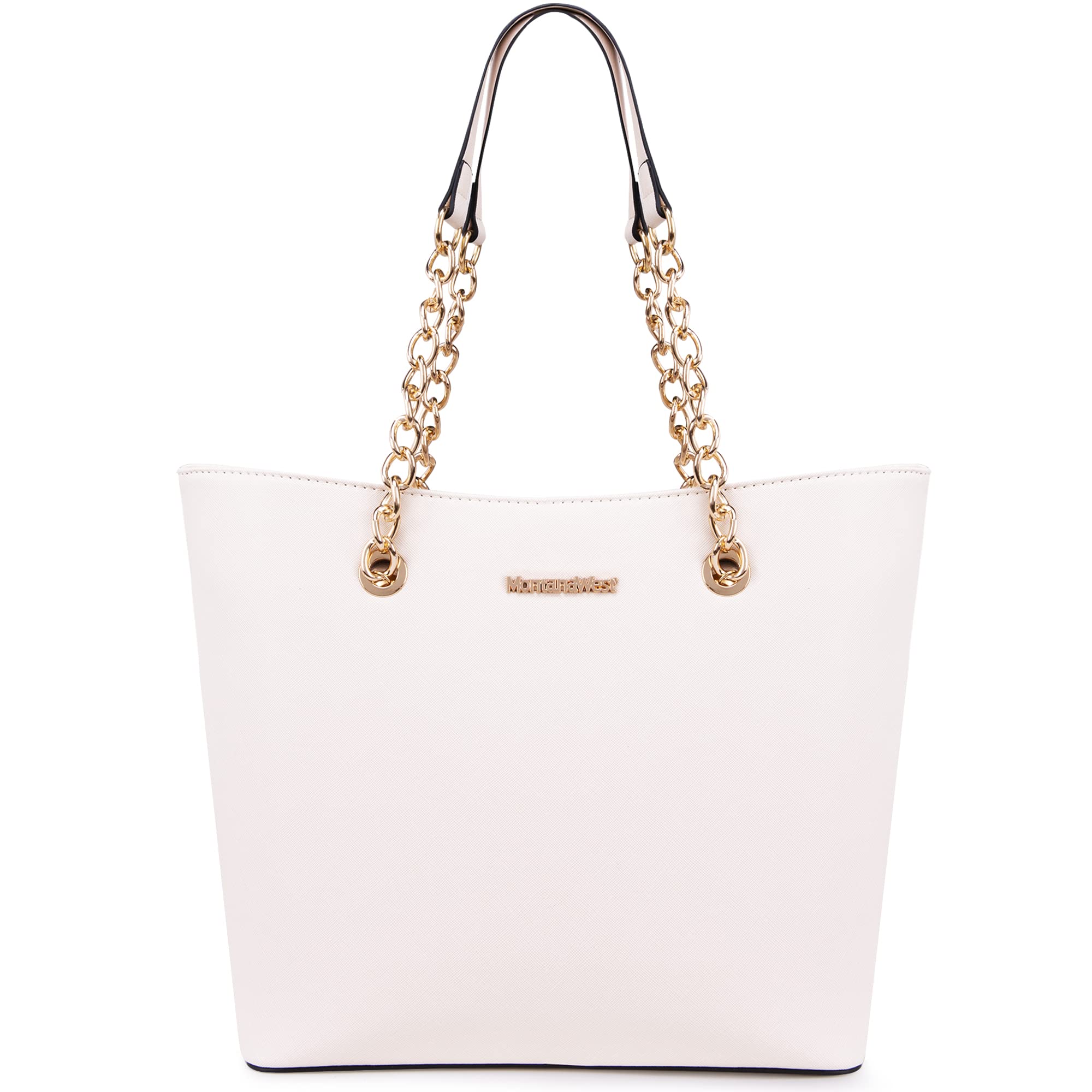 Chain Top Handle Tote Bag